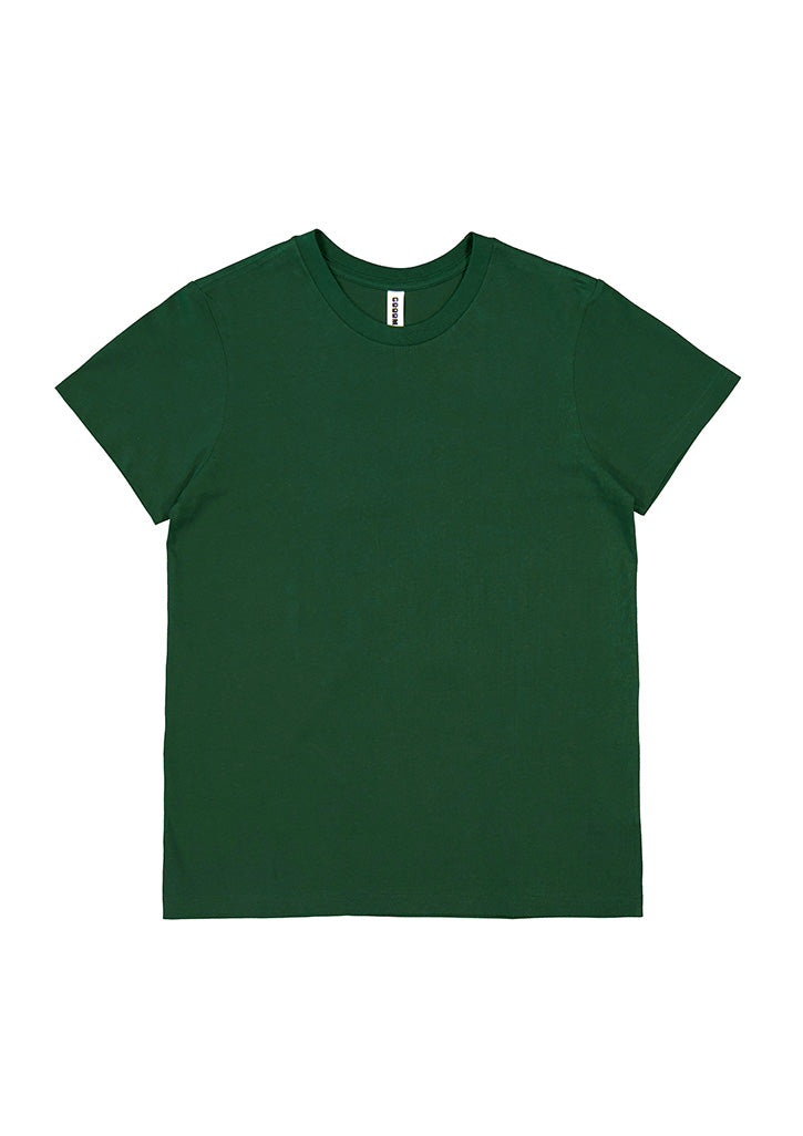 Basis Womens Short Sleeve Tee - Forest (back)