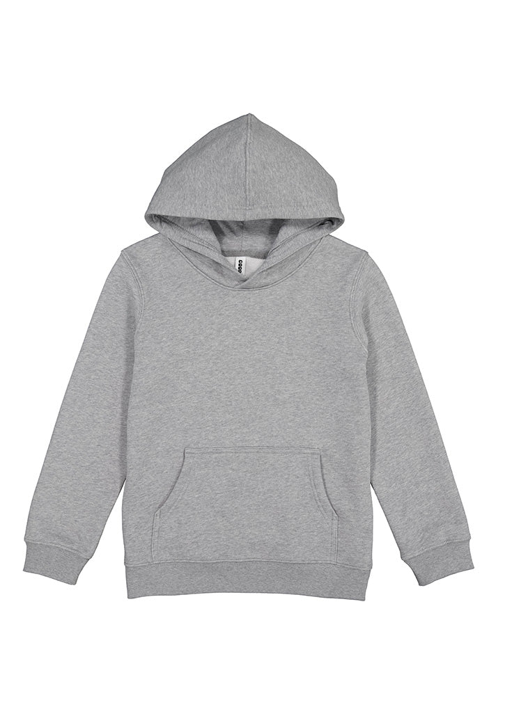 Basis Kids Hoodie - Grey Marle (back)