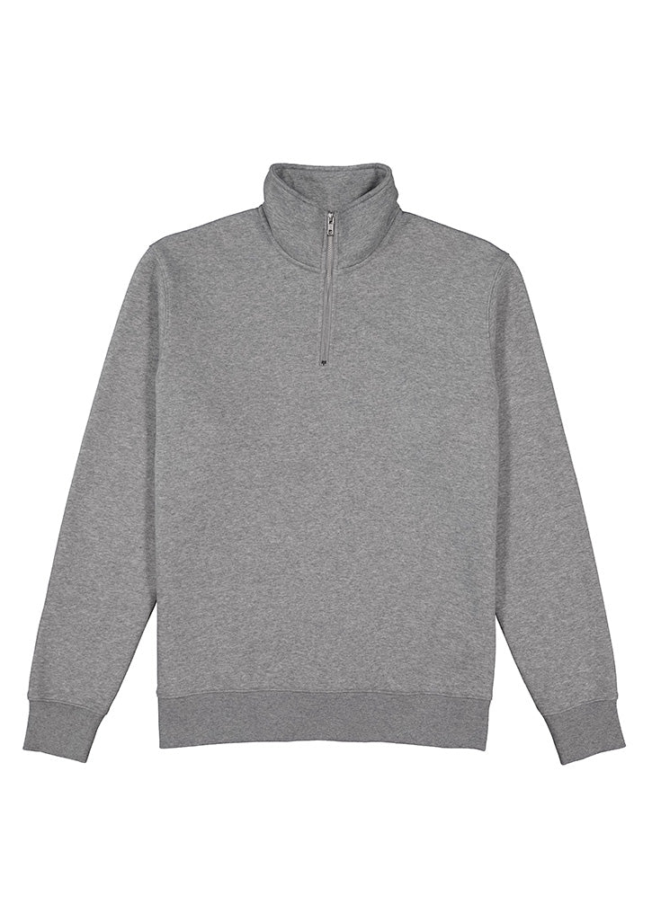 Everyday Mens 1/4 Zip - Grey Marle (back)