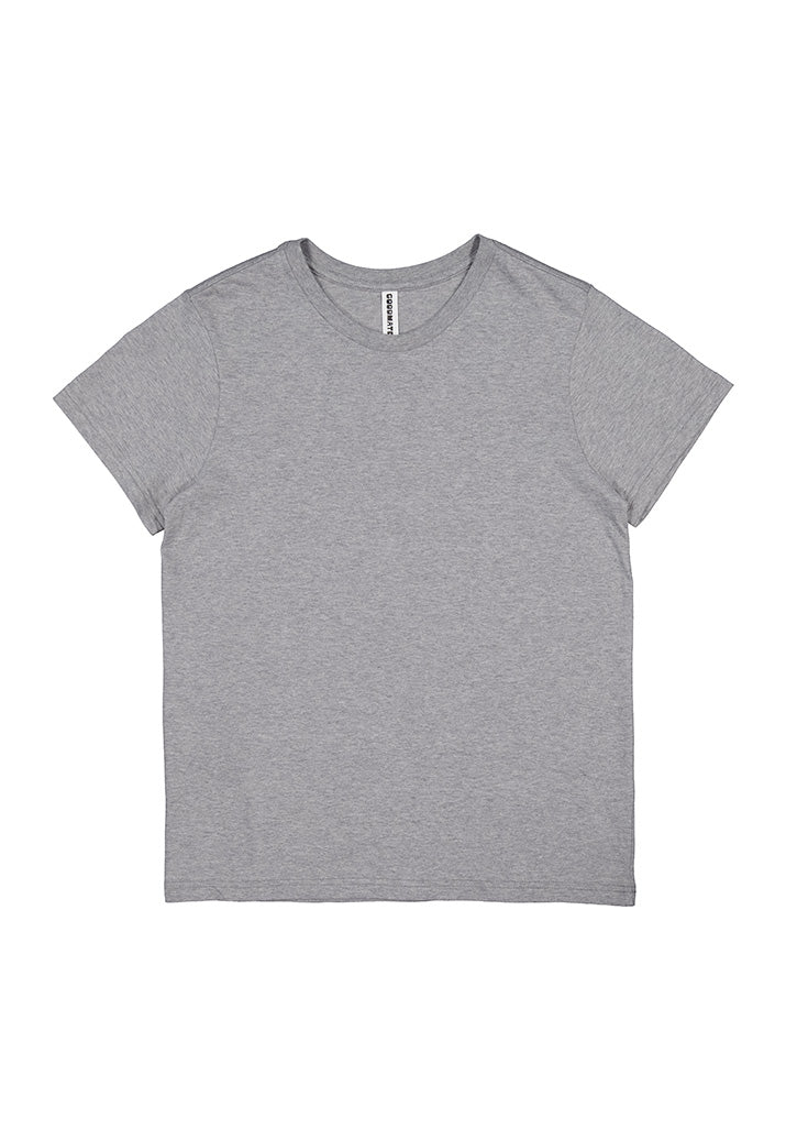 Basis Womens Short Sleeve Tee - Grey Marle (back)
