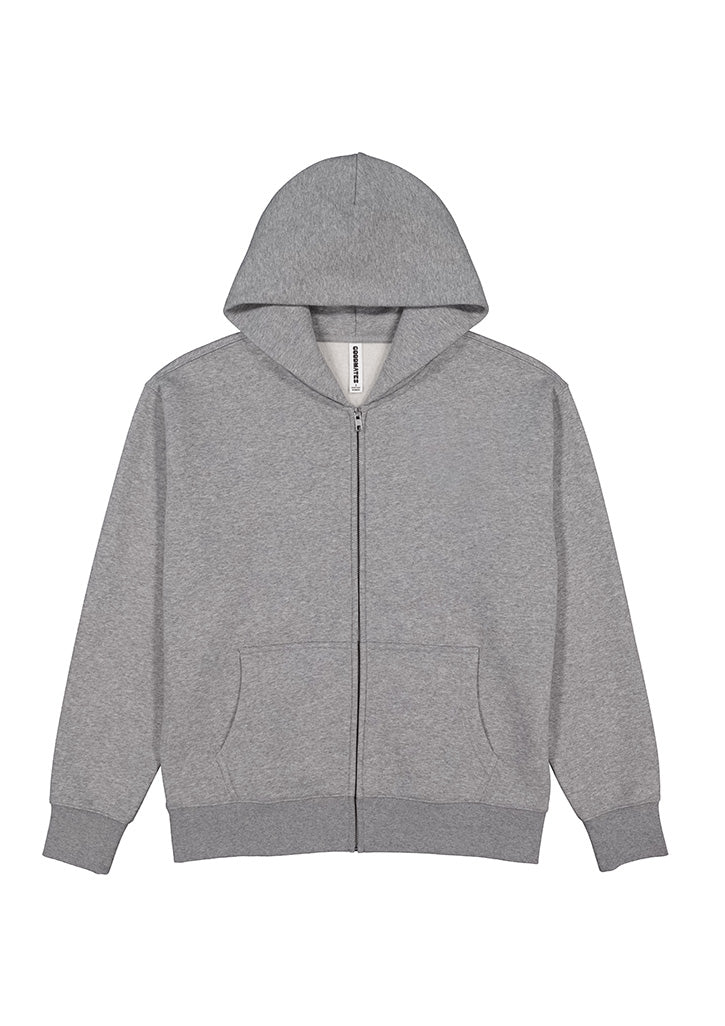 Everyday Womens Zip Hoodie - Grey Marle (back)
