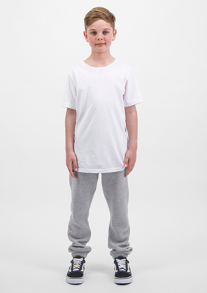 Basis Kids Track Pant - Grey Marle
