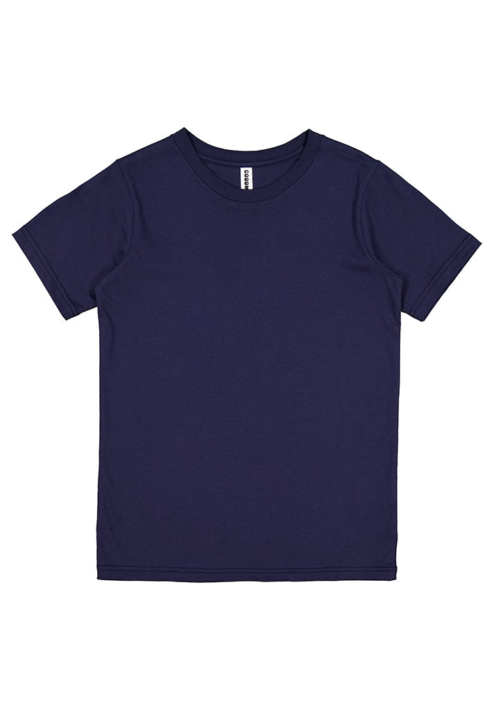 Basis Kids Short Sleeve Tee - Ink (back)