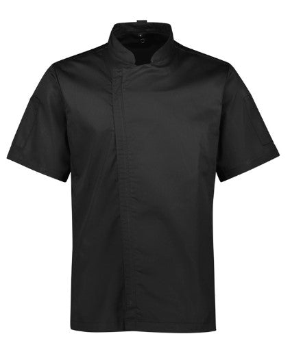 Men's Biz Collection Chef Jacket - Short Sleeve - Navorina Cook - Embroidery Included