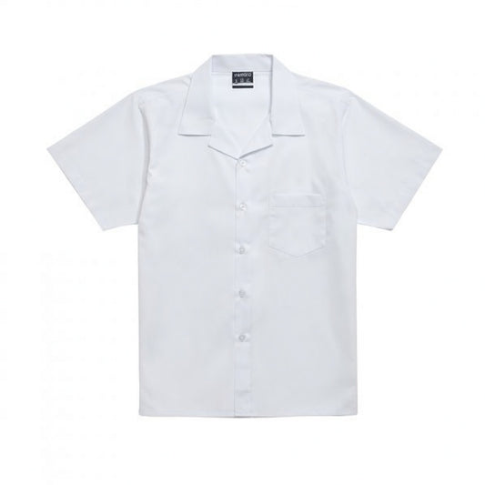 Deni High Ladies Short Sleeve Open Neck Blouse - BLOS5038-1030