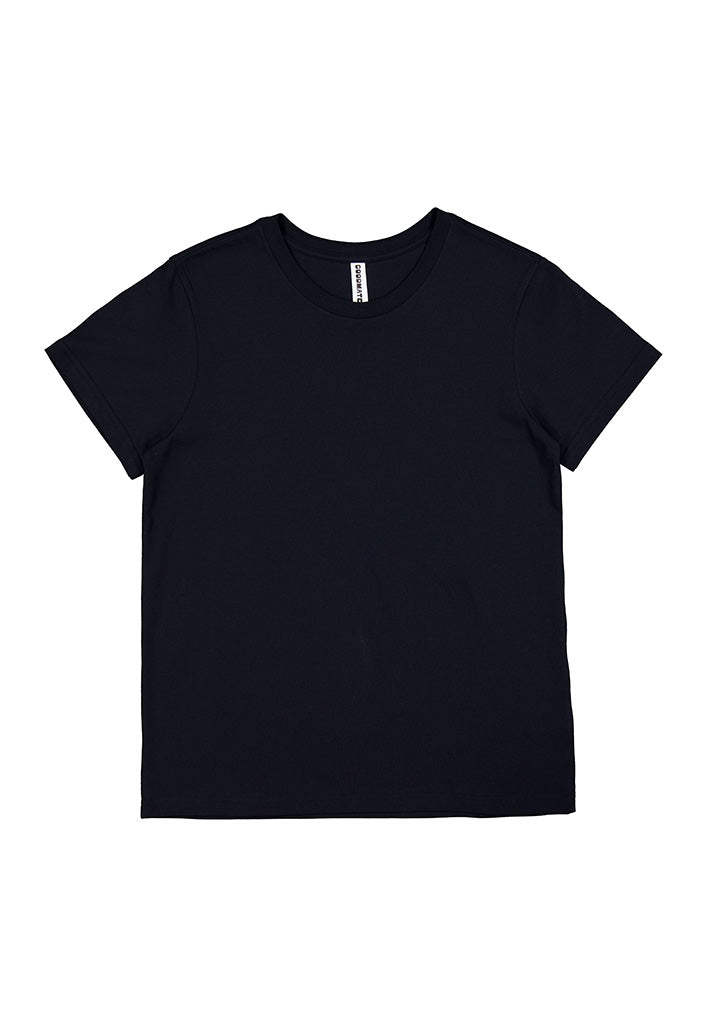 Basis Womens Short Sleeve Tee - Navy (back)