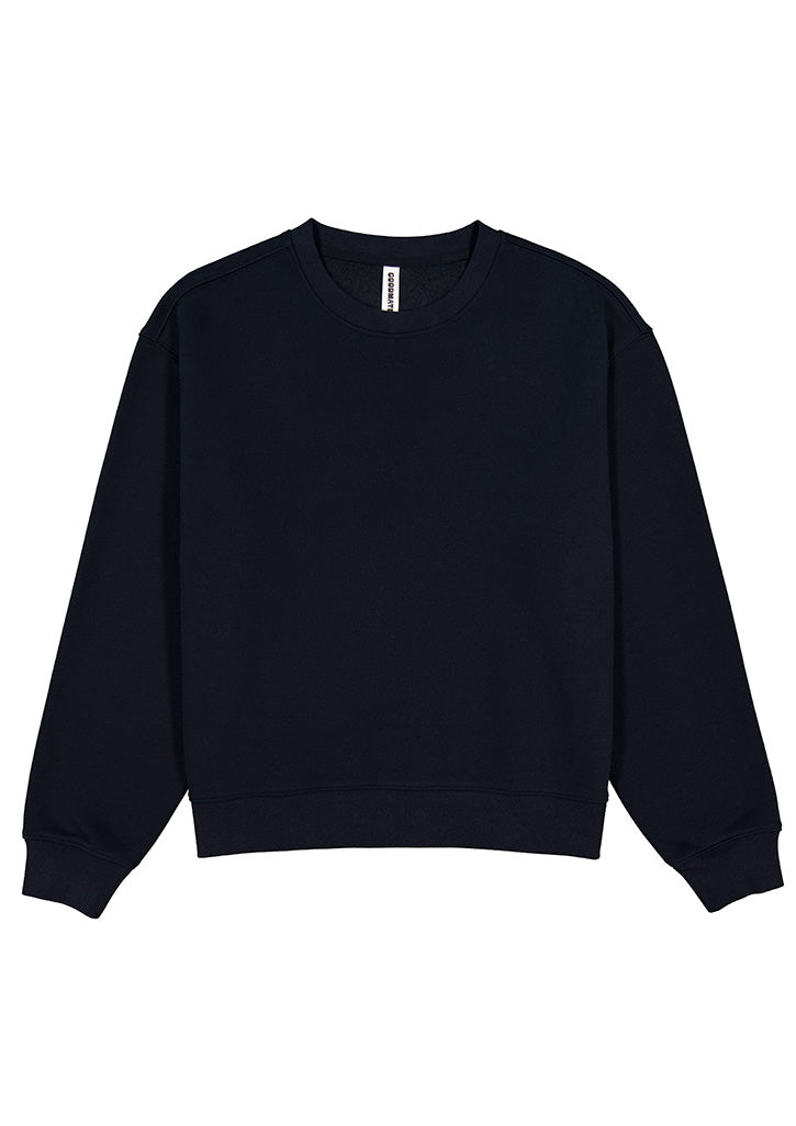 Everyday Womens Crew Sweatshirt - Navy (back)
