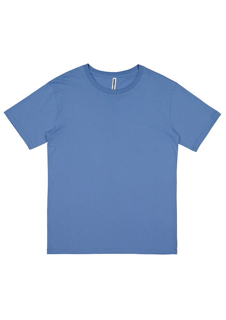 Basis Mens Short Sleeve Tee - Ocean (back)