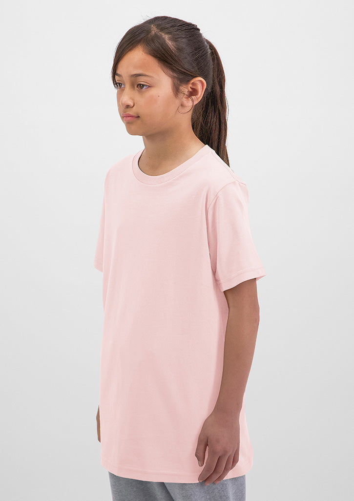 Basis Kids Short Sleeve Tee - Pink (back)