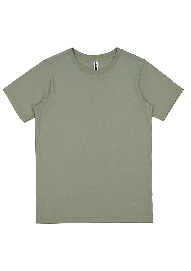Basis Kids Short Sleeve Tee - Pistachio (back)