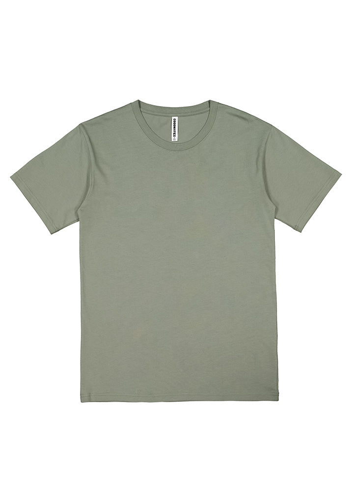 Basis Mens Short Sleeve Tee - Pistachio (back)