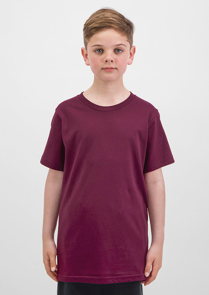 Basis Kids Short Sleeve Tee - Plum