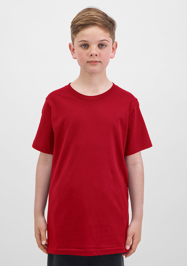 Basis Kids Short Sleeve Tee - Red