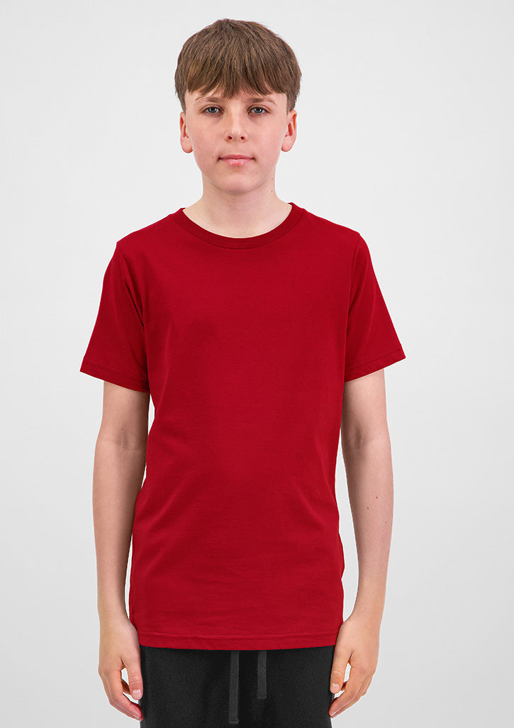 Basis Youth Short Sleeve Tee - Red