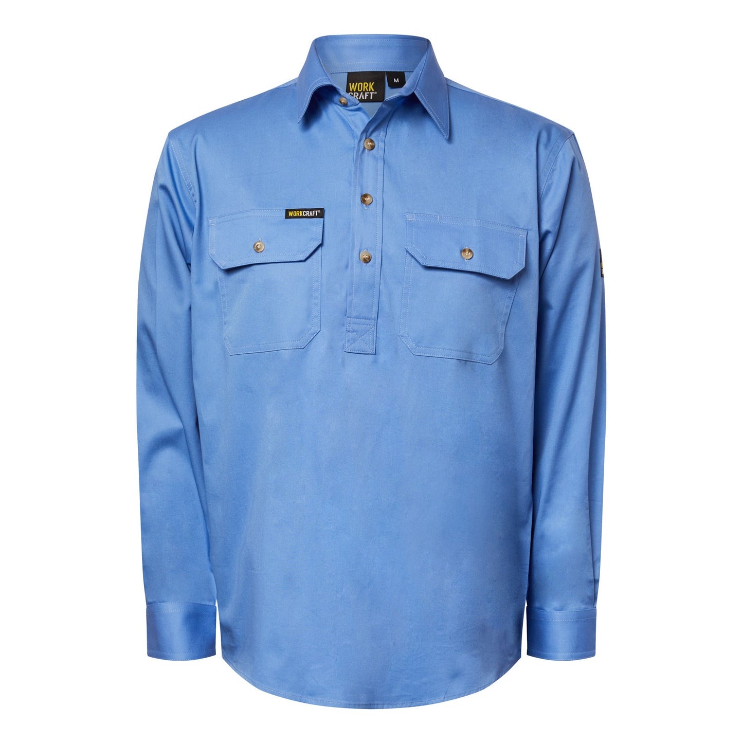 Workcraft - Men's Cotton Drill Long Sleeve Shirt
