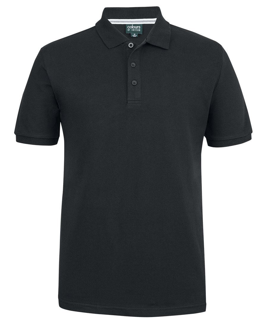 C of C PIQUE POLO - Black