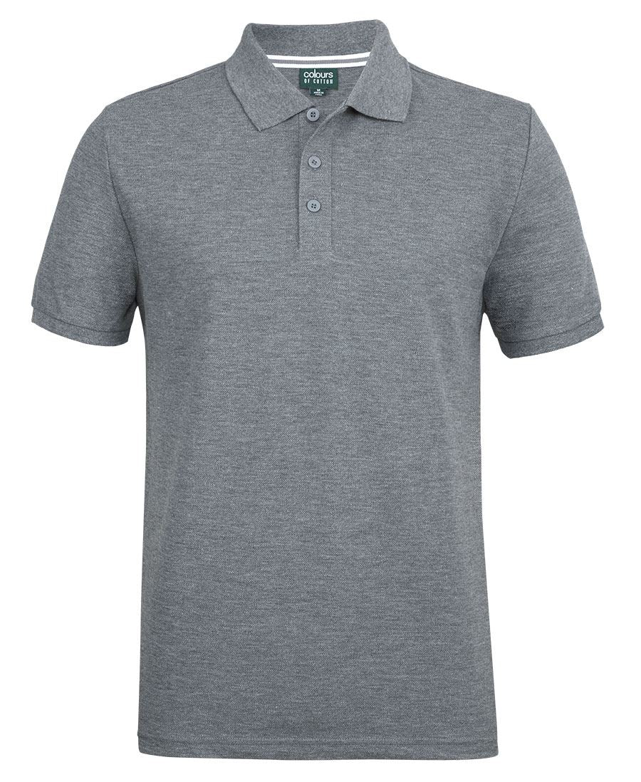 C of C PIQUE POLO - Grey Marle