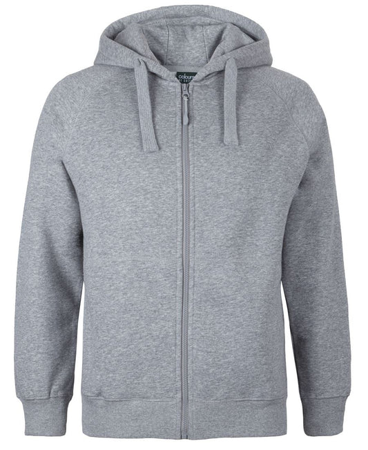 C of C FULL ZIP FLEECY HOODIE - 13% Marle