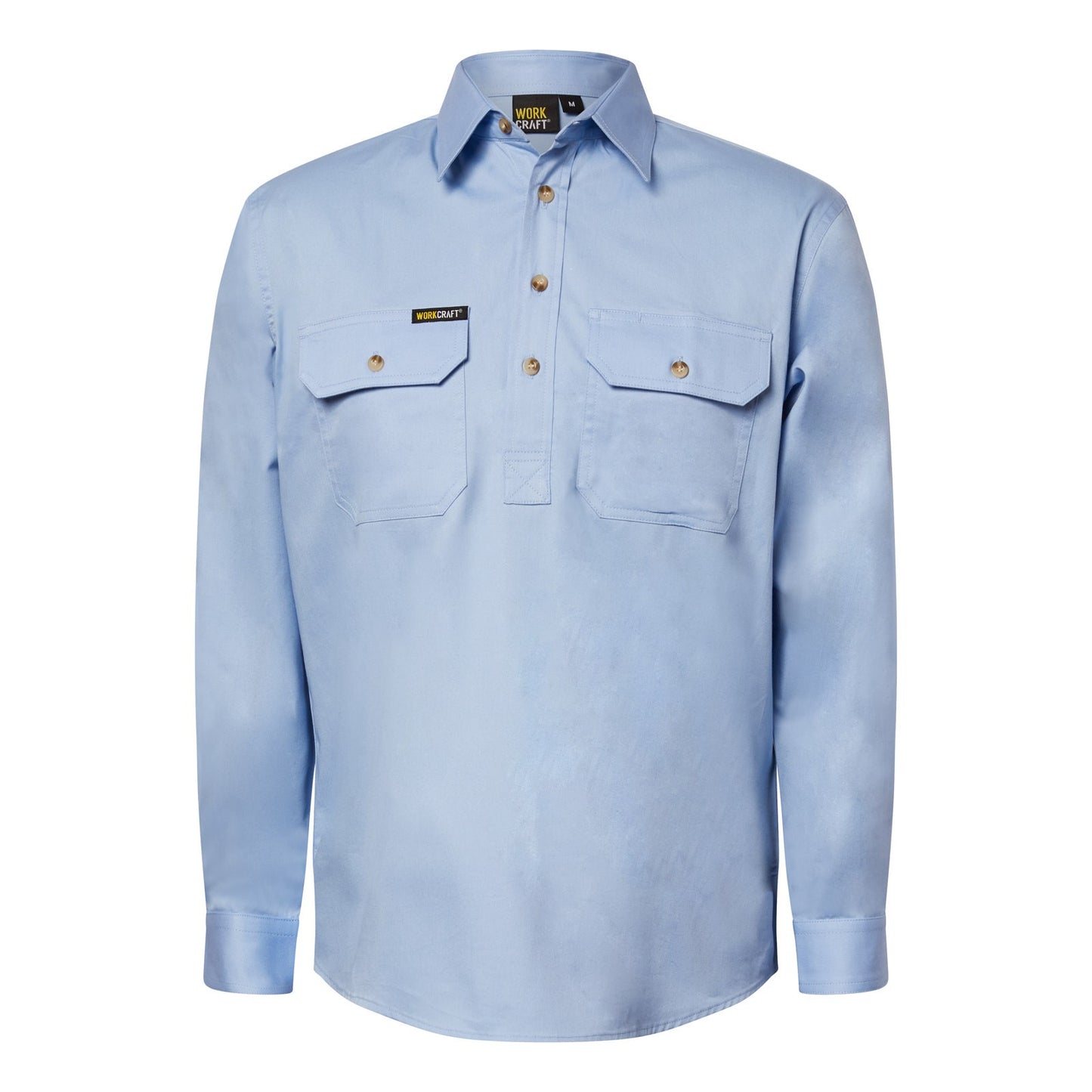 Workcraft - Men's Cotton Drill Long Sleeve Shirt