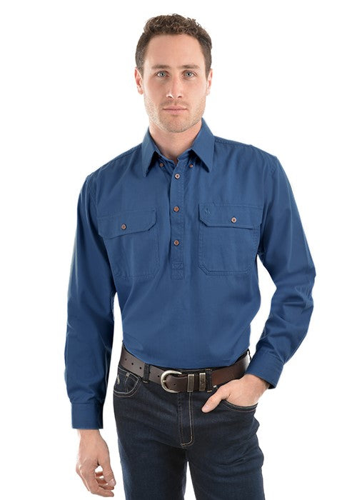Thomas Cook HEAVY DRILL SHIRT HALF PLACKET TCP1120163