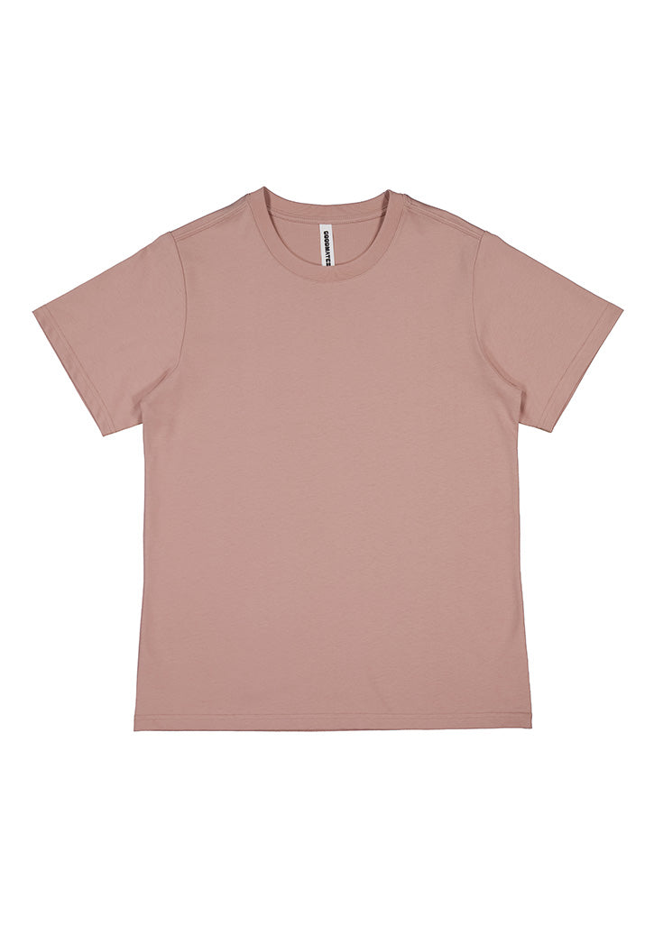Everyday Womens Short Sleeve Tee - Washed Pink (back)