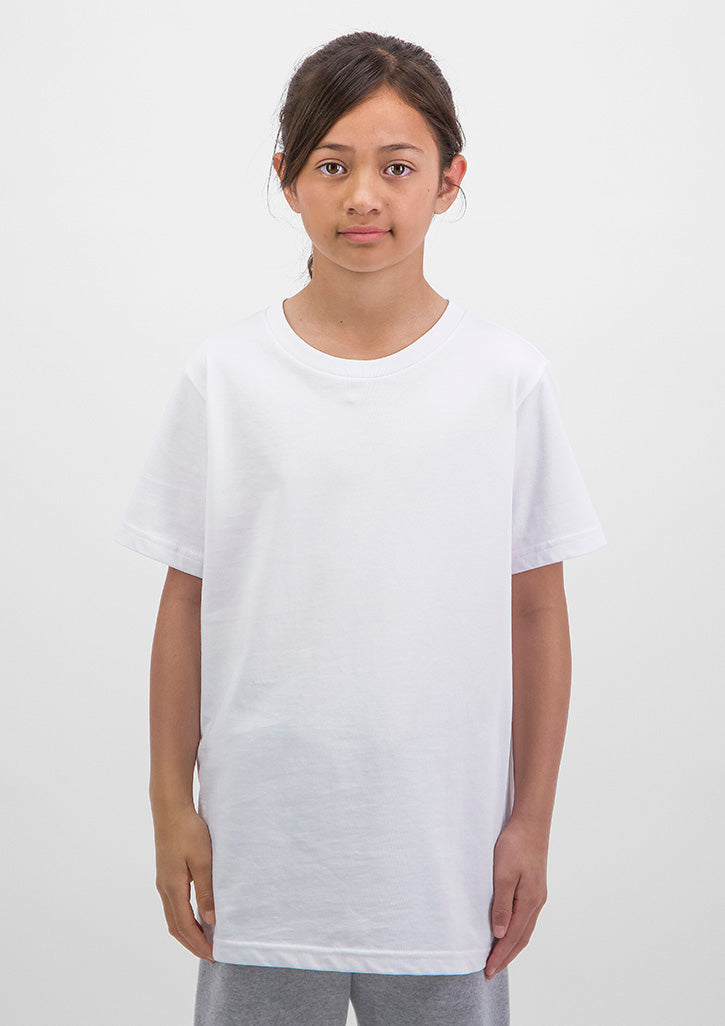 Basis Kids Short Sleeve Tee - White
