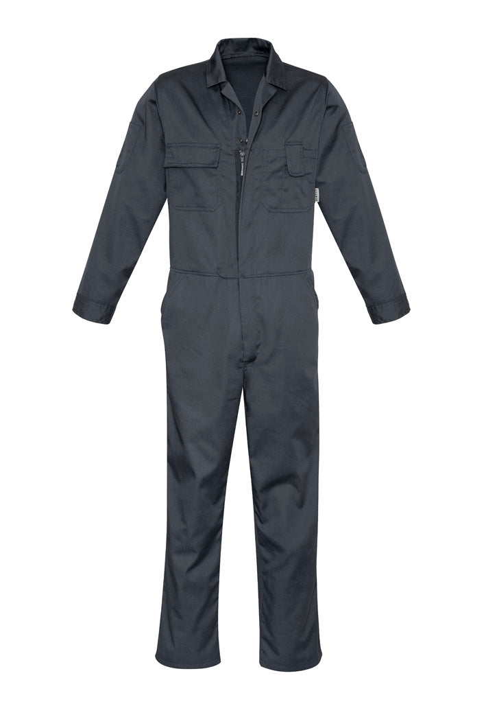 Mens Service Overall Charcoal back