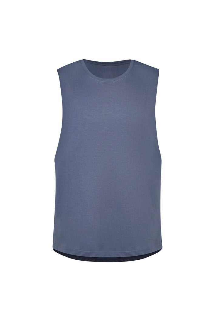 Mens Streetworx Sleeveless Tee  Petrol Blue back