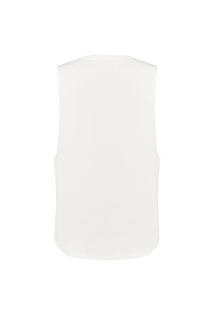 Mens Streetworx Sleeveless Tee  White back