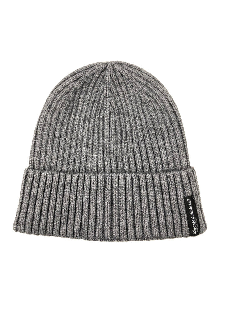 Unisex Streetworx Beanie Grey back