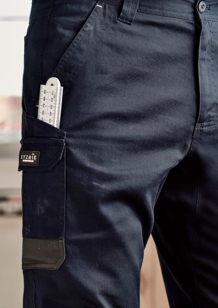 Mens Summer Cargo Pant (Regular) Navy back