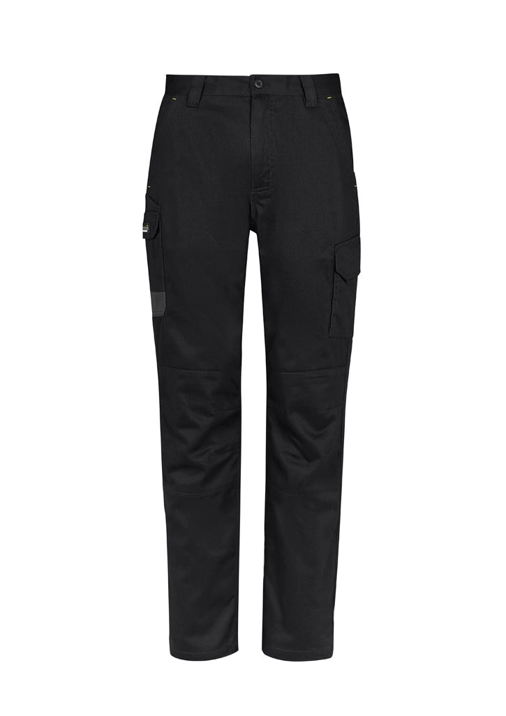 Mens Summer Cargo Pant (Regular) Black front
