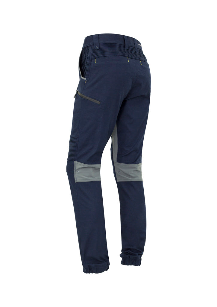 Mens Streetworx Stretch Pant - Cuffed Navy back
