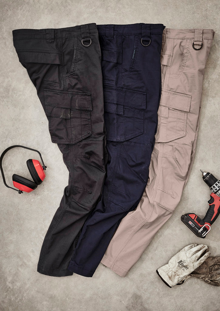 Mens Streetworx Curved Cargo Pant Charcoal front