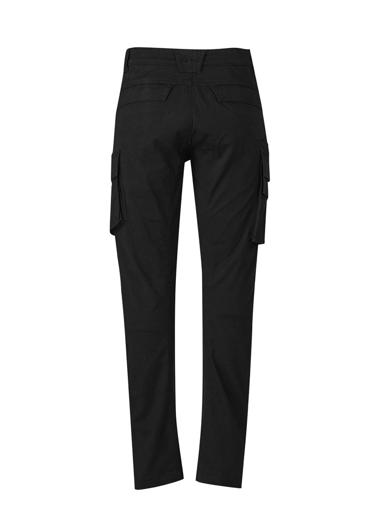 Mens Streetworx Curved Cargo Pant Black back