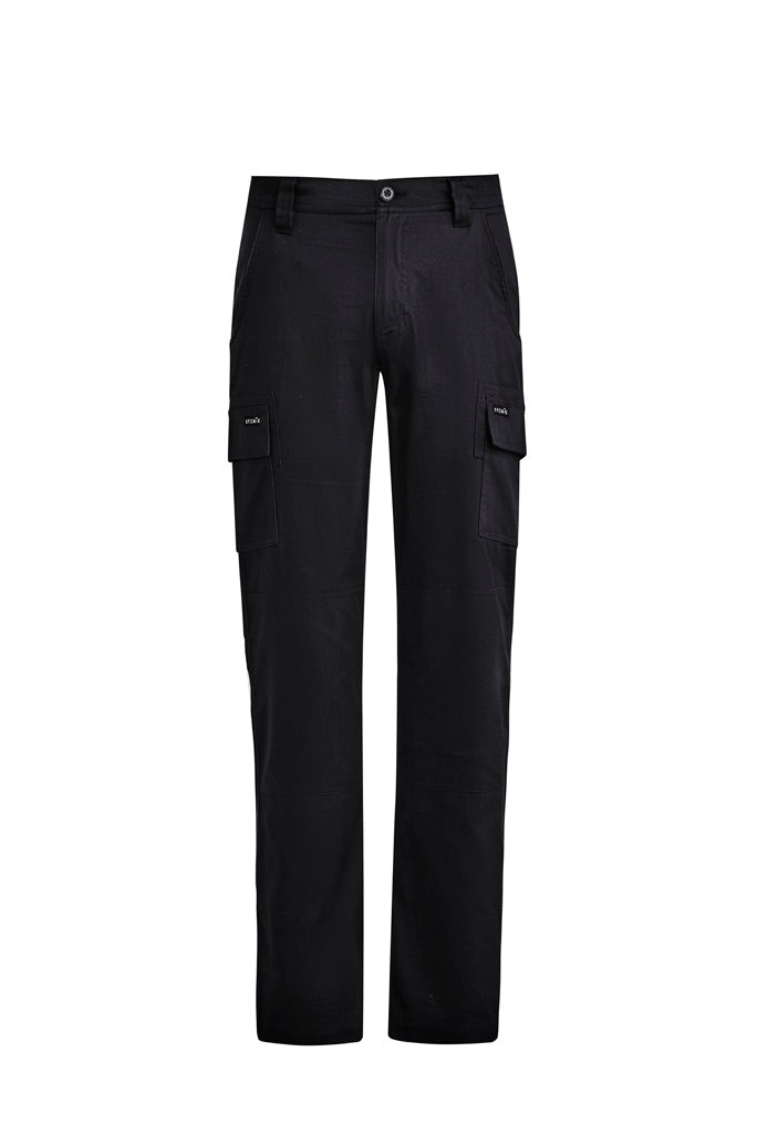 Mens Lightweight Drill Cargo Pant Black front