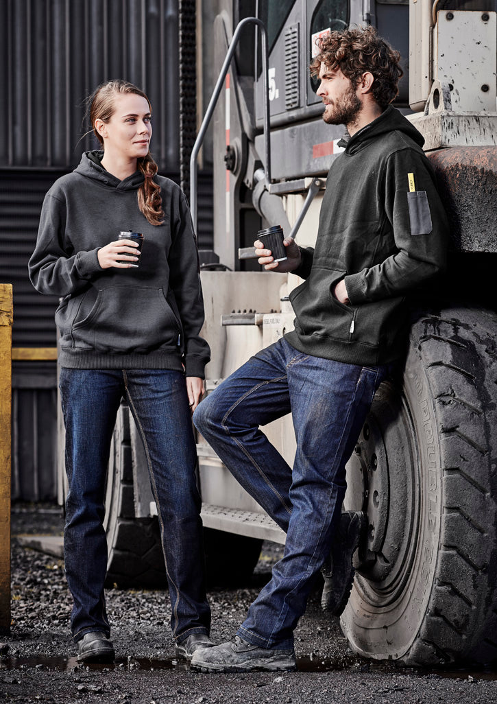 Mens Stretch Denim Work Jean Denim front