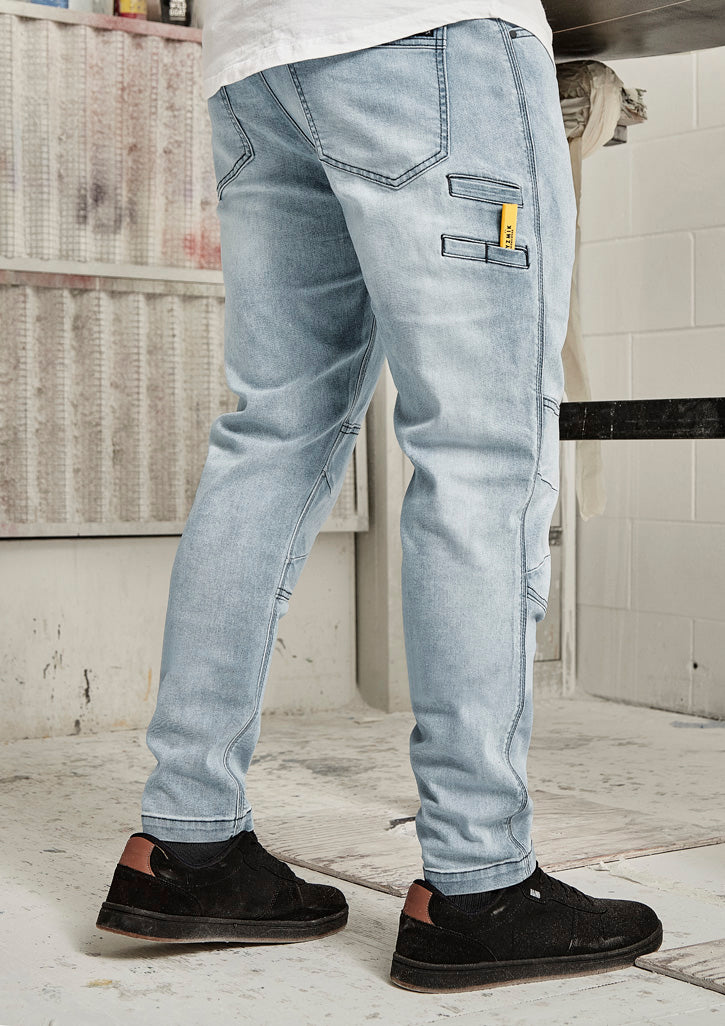 Mens Streetworx Stretch Jean Light Blue back