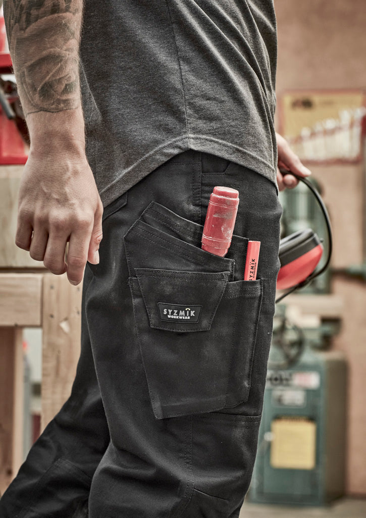 Mens Rugged Cooling Stretch Pant Black back
