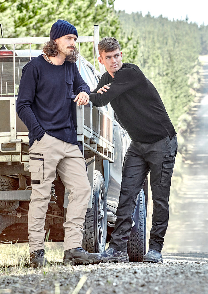 Mens Streetworx Heritage Pant Stone front