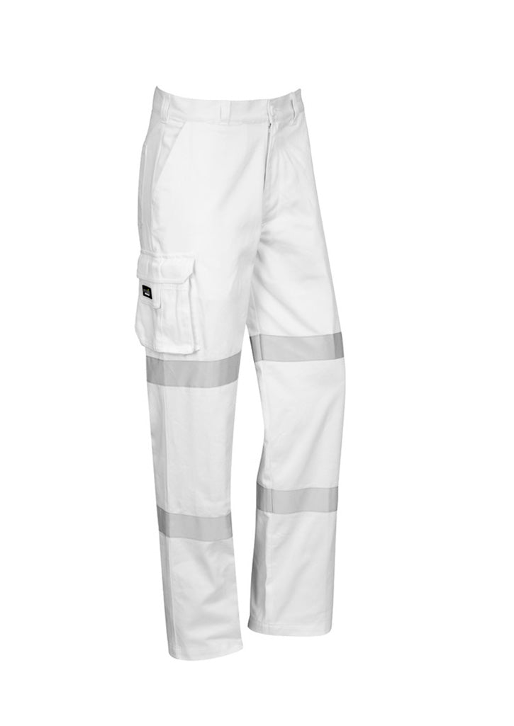 Mens Bio Motion Taped Pant (Regular) White back