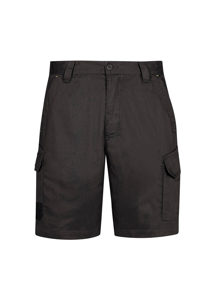 Mens Summer Cargo Short Charcoal front