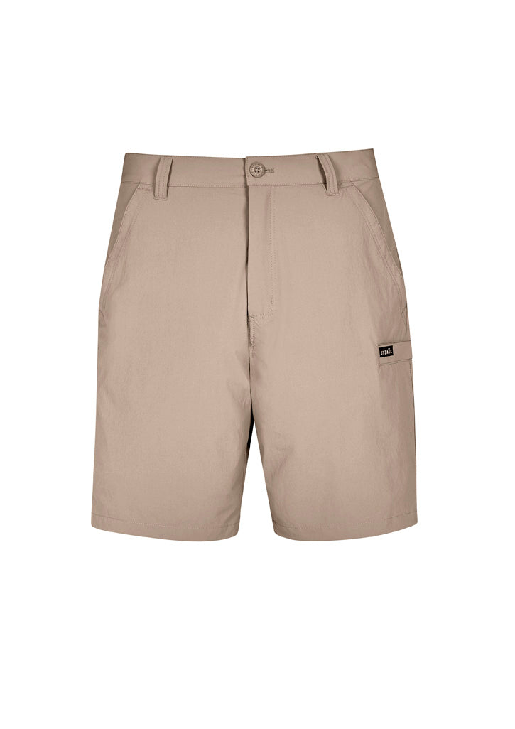 Mens Lightweight Outdoor Short Khaki front