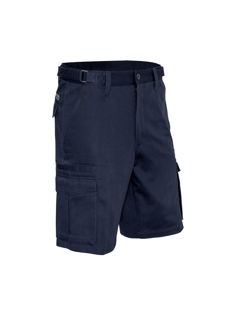 Mens Basic Cargo Short Navy back