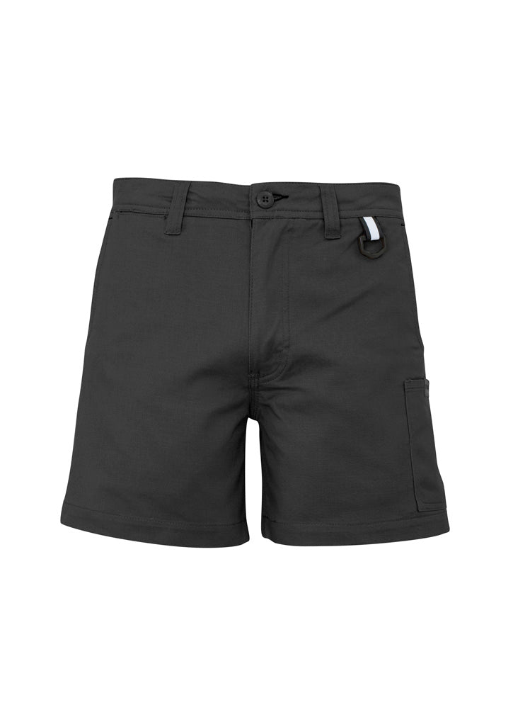 Mens Rugged Cooling Short Short Charcoal front