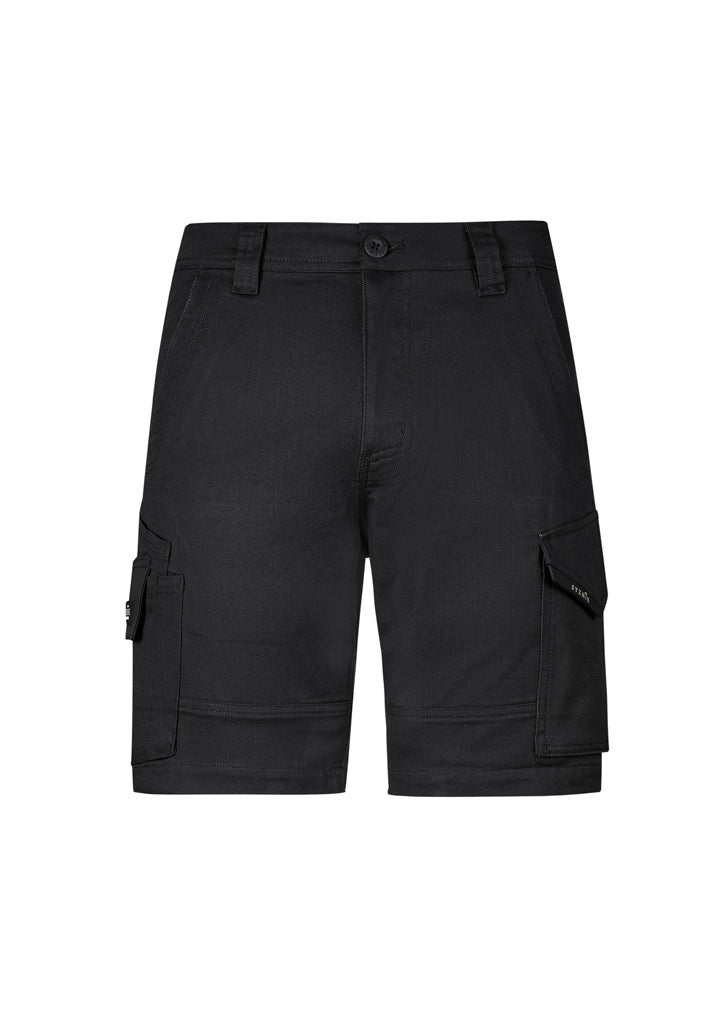 Mens Rugged Cooling Stretch Short Black front