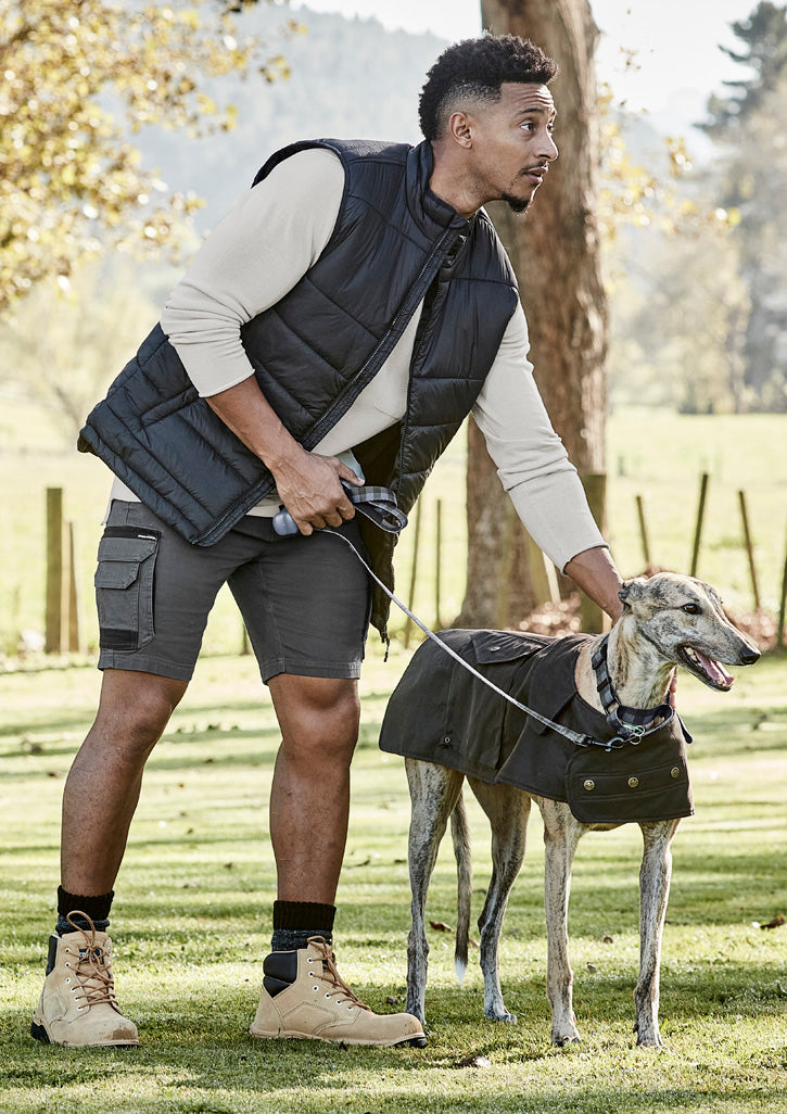 Mens Streetworx Heritage Short Charcoal front