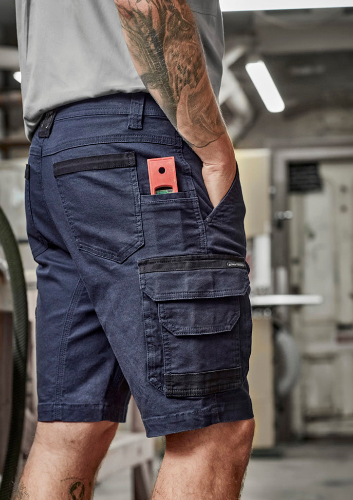 Mens Streetworx Heritage Short Navy back