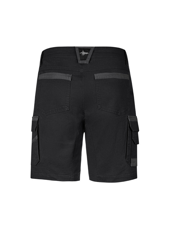 Mens Streetworx Heritage Short Black back