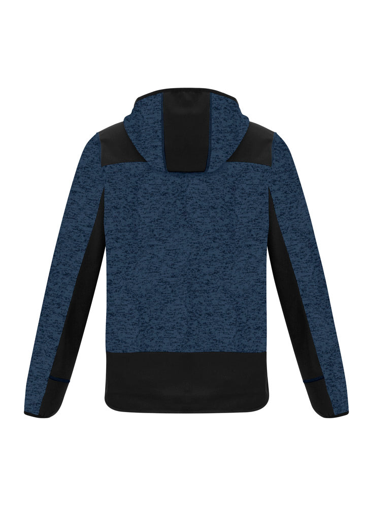 Unisex Streetworx Reinforced Knit Hoodie Navy back